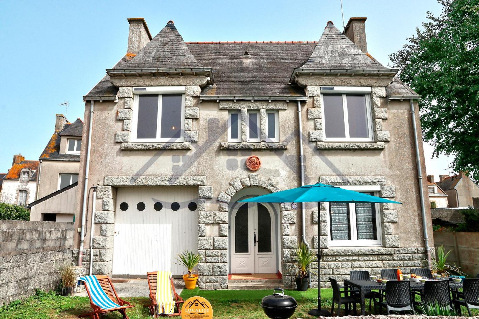 Localise - M8 - Ty Geoland - Maison A Deux Pas Du Centre Avec Jardin Au Guilvinec - Wifi Inclus - Animaux Bienvenus- Linge De Lit Inclus Luaran gambar
